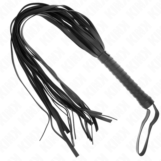 Kink – Negro Short Handle Long Tail Whip 70 Cm
