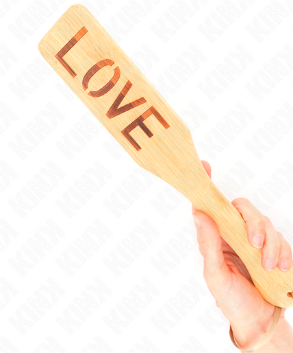 KINK - BAMBOO PALETTE WORD LOVE 32 X 5.5 CM