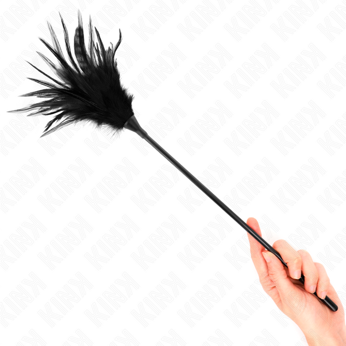KINK - MEERDERE ZWARTE TIKKELVEERTJES 45 CM