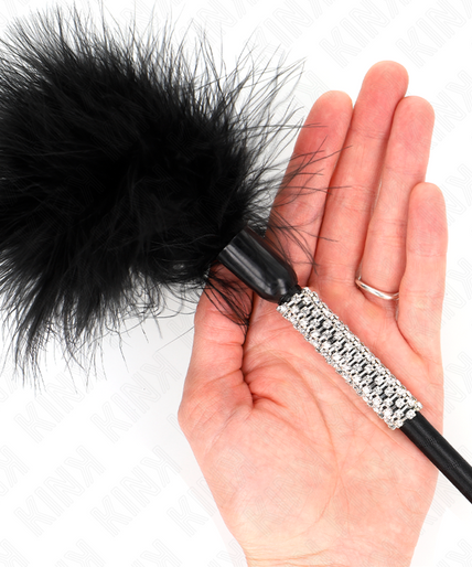 KINK - TICKLE FEATHERS WITH RHINESTONE HANDLE 50 CM