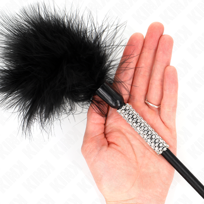 KINK - KIETELVEER MET STRASS HANDVAT 50 CM