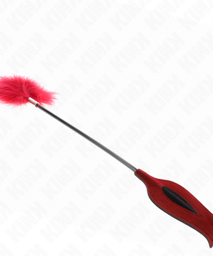KINK - TICKLE FEATHERS WITH ROSE-SHAPED PADDLE 8 CM