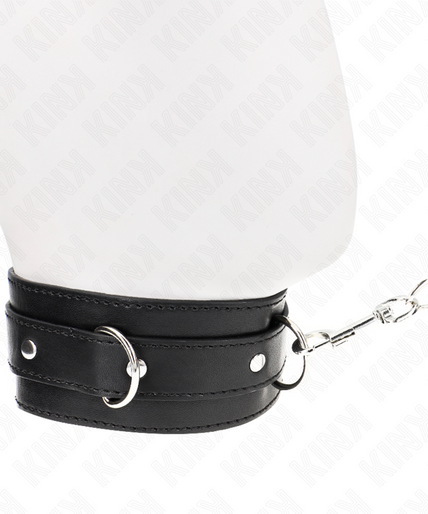 KINK - COLLAR WITH BELT 65 CM WITH STRAP BLACK 54 X 4.5 CM
