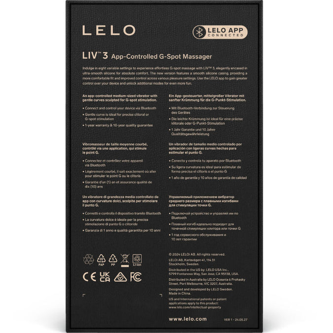 LELO - LIV 3 G-spot Stimulator - Blauw