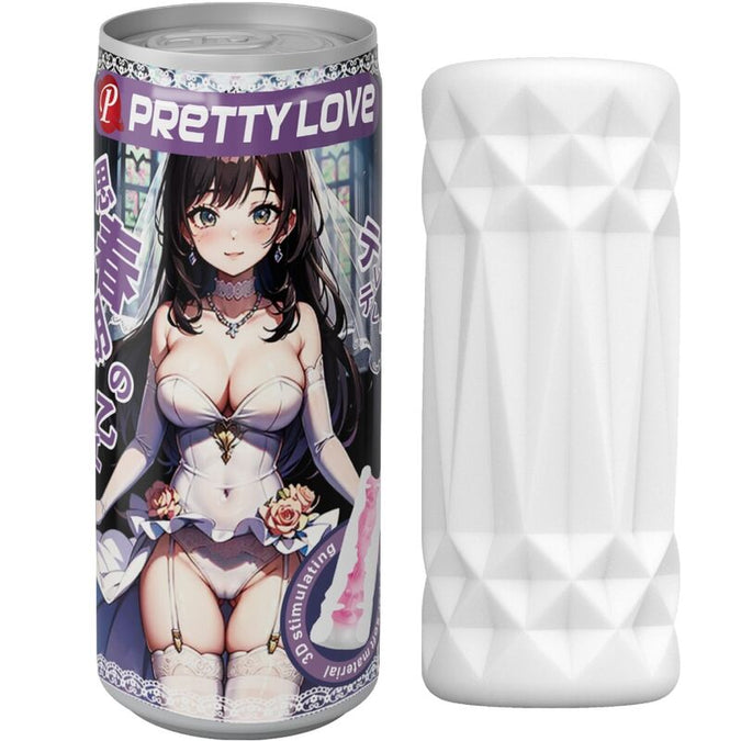 PRETTY LOVE - MANNELIJKE MASTURBATOR IN BLIK UITVOERING