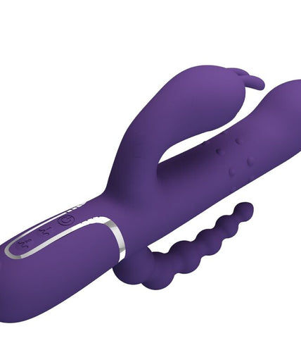 PRETTY LOVE - CAMMY DRIEVOUDIGE VIBRATOR MULTIFUNCTIONEEL 4 IN 1 PAARS