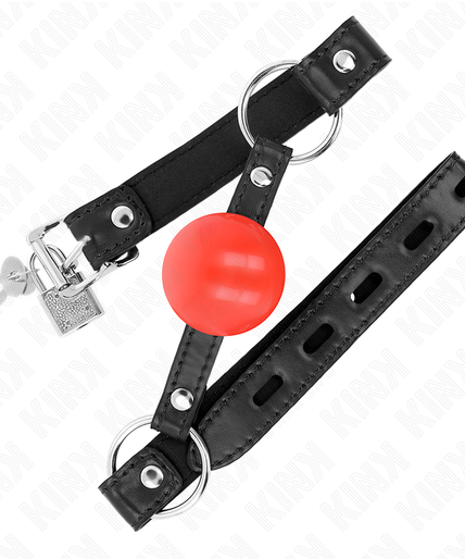 KINK - RED TPE BALL 4 CM GAG 60 x 2 CM