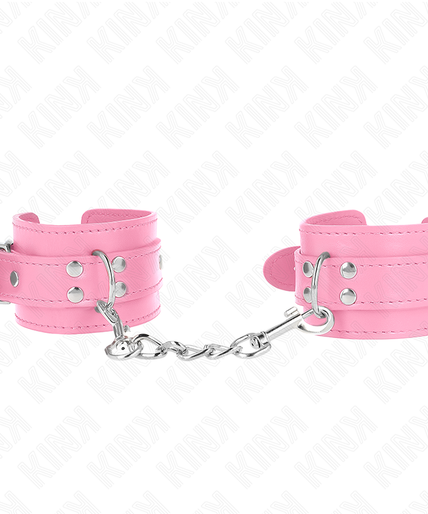 KINK - SIMPLE WRIST RESTRAINTS PINK ADJUSTABLE 20-23 CM X 5.5 CM