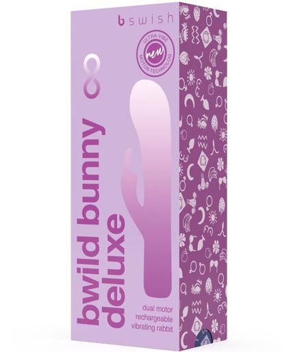 B SWISH - BWILD BUNNY INFINITE DELUXE VIBRATOR RABBIT 10 VIBRATIONS PURPLE