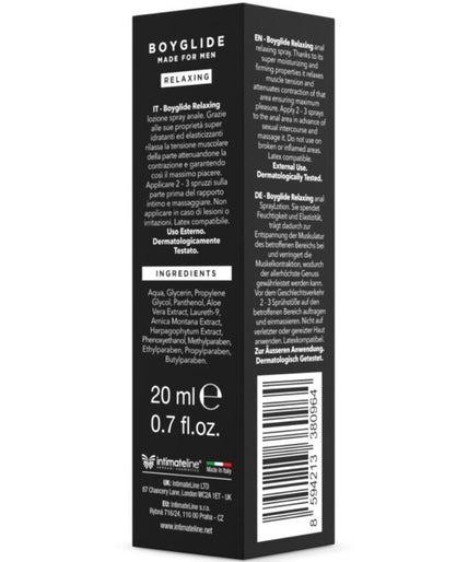 Intimateline – Boyglide Anal Relaxing Spray 20 Ml