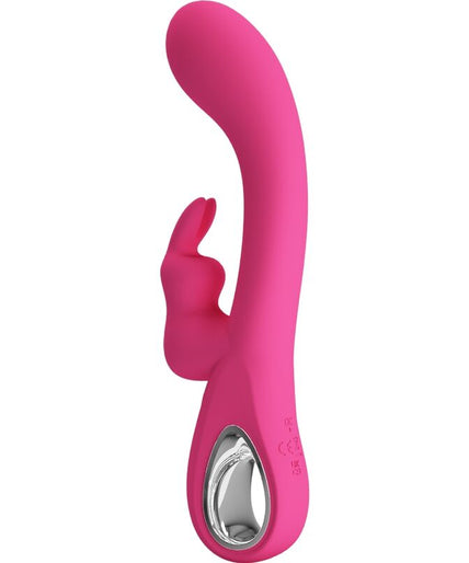 PRETTY LOVE - NOVAK RABBIT VIBRATOR 12 VIBRATIONS PINK