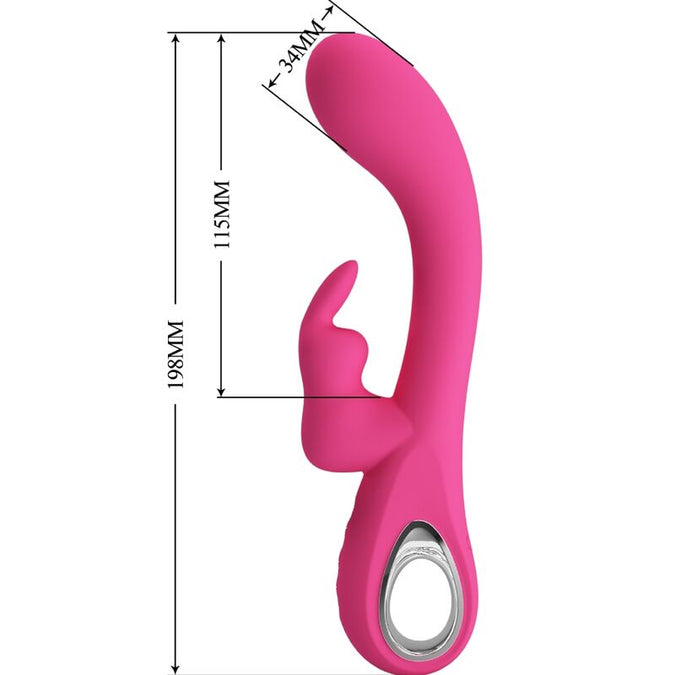 PRETTY LOVE - NOVAK KONIJN VIBRATOR 12 TRILLINGEN ROZE
