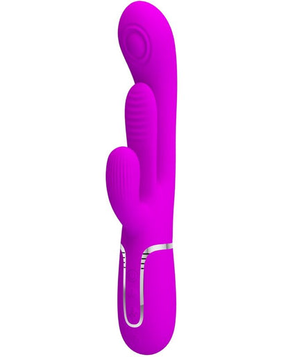 PRETTY LOVE - SHANIA TRIPLE KONIJN VIBRATOR MULTIFUNCTIONEEL ROZE