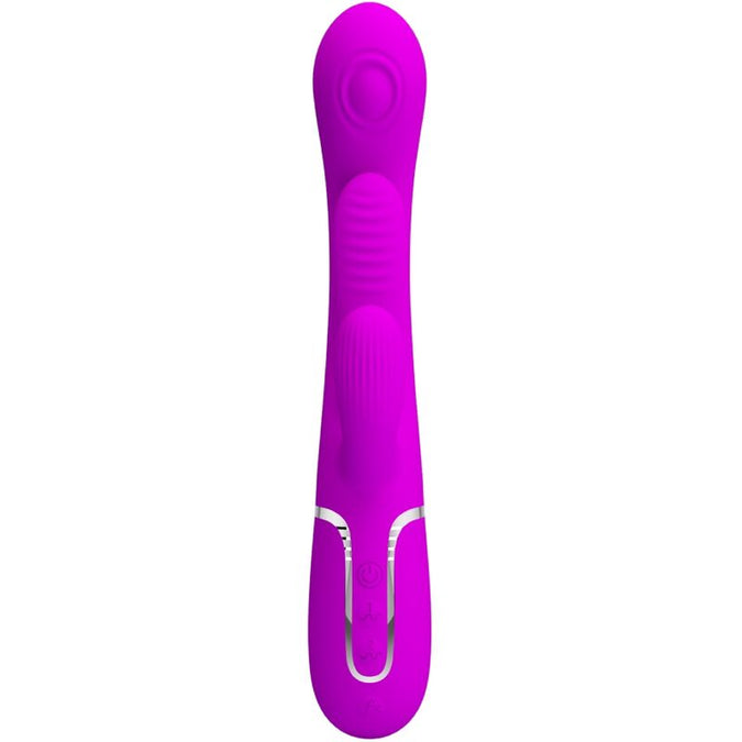 PRETTY LOVE - SHANIA TRIPLE RABBIT VIBRATOR MULTIFUNCTION PINK