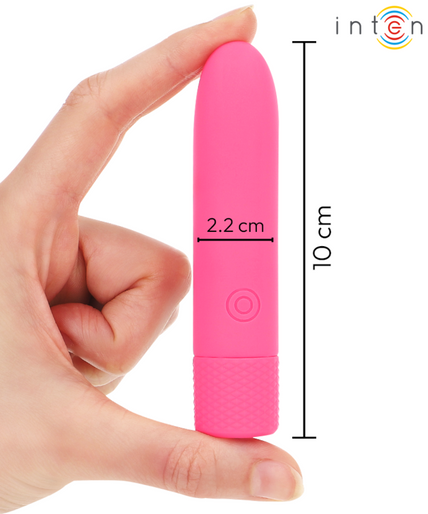 INTENSE - SYMONE USB RECHARGEABLE VIBRATING BULLET 8 VIBRATIONS PINK 10 X 2.2 CM