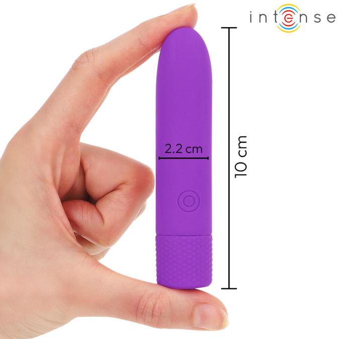 Intense – Symone Usb Rechargeable Vibrating Bullet 8 Vibrations Purple 10 X 2.2 Cm