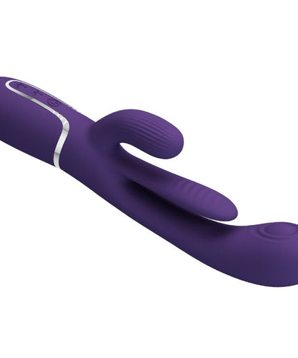 PRETTY LOVE - SHANIA TRIPLE RABBIT VIBRATOR MULTIFUNCTION PURPLE