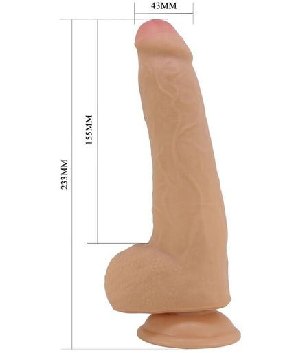 PRETTY LOVE - DRACO REALISTIC DILDO 23 CM FLESH
