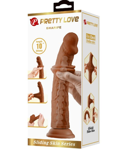 PRETTY LOVE - SHARIFE REALISTISCHE DILDO 25 CM BRUIN