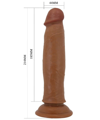 PRETTY LOVE - KEON REALISTIC DILDO 21 CM BROWN