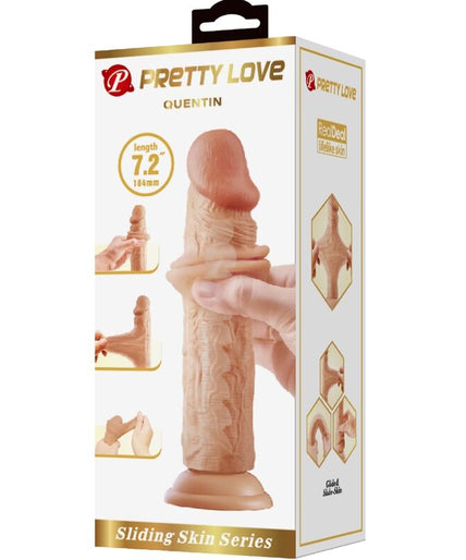 PRETTY LOVE - QUENTIN REALISTIC DILDO 18 CM FLESH