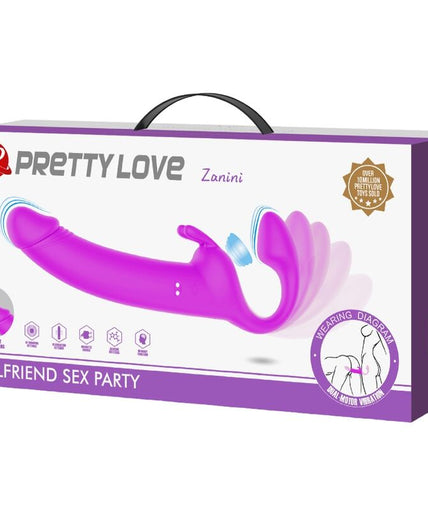 Pretty Love – Zanini Strapless Strap – On 10 Vibrations Purple
