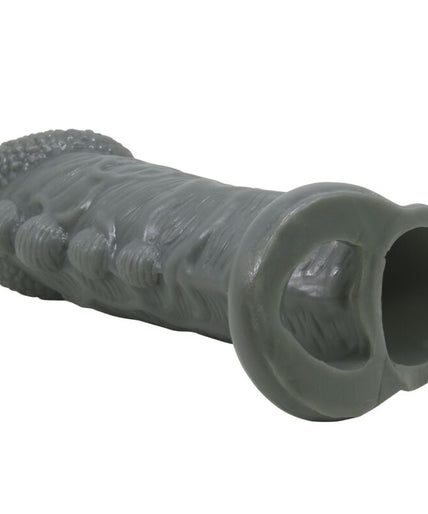 PRETTY LOVE - REALISTIC PENIS ENLARGER AND DELAY SLEEVE GREY