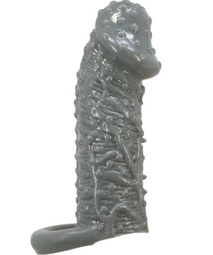 PRETTY LOVE - REALISTIC PENIS ENLARGER AND DELAY SLEEVE MODEL 2 GREY