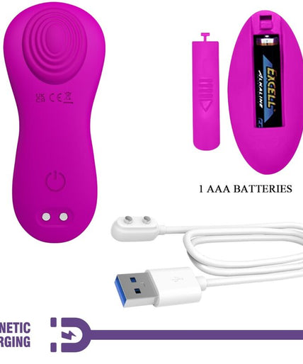 PRETTY LOVE - ROMARIO OPLEGBARE CLITORISSTIMULATOR AFSTANDSBEDIENING ROZE
