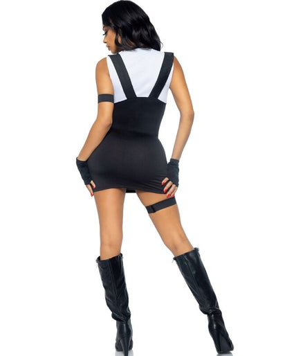 LEG AVENUE - COSTUME SEXY SWAT OFFICIAL BLACK S/M
