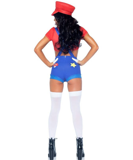 Leg Avenue – Sexy Costume Mario Bros Red/blue M