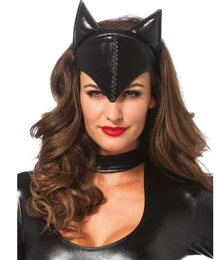LEG AVENUE - CAT WOMAN MASK ZWART