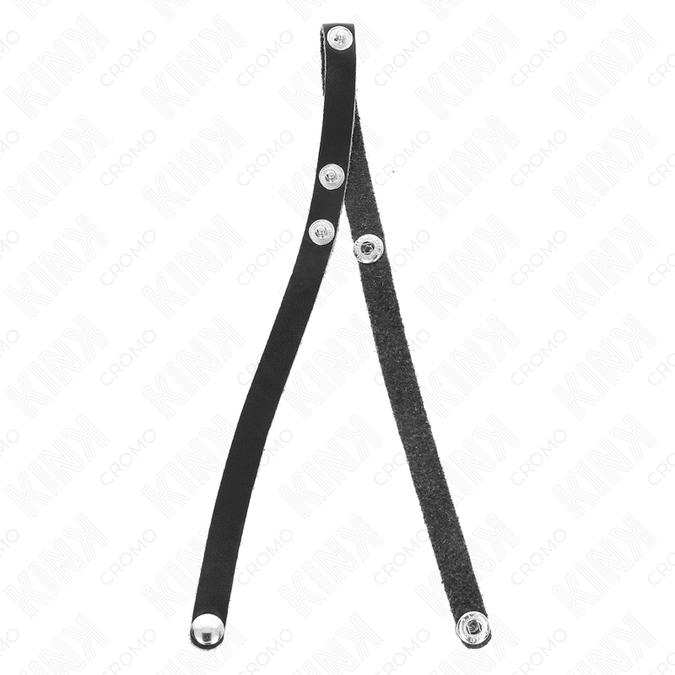 Kink – Leather Penis Ring With Pressure Closure 39 X 1 Cm