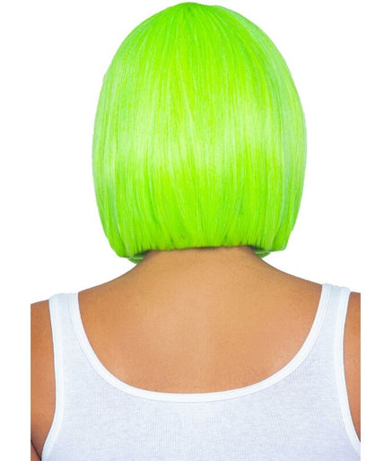 LEG AVENUE - FLUORESCERENDE BOB PRUIK NEONGROEN