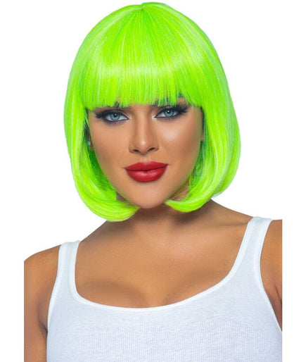 LEG AVENUE - FLUORESCERENDE BOB PRUIK NEONGROEN