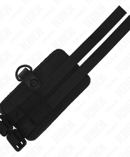 KINK - LEATHER PENIS RING WITH ADJUSTABLE STRAPS