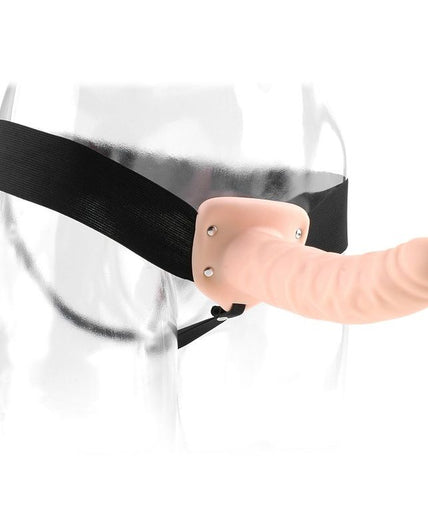 FETISH FANTASY SERIES - 19 CM HOLLOW STRAP-ON NATURAL