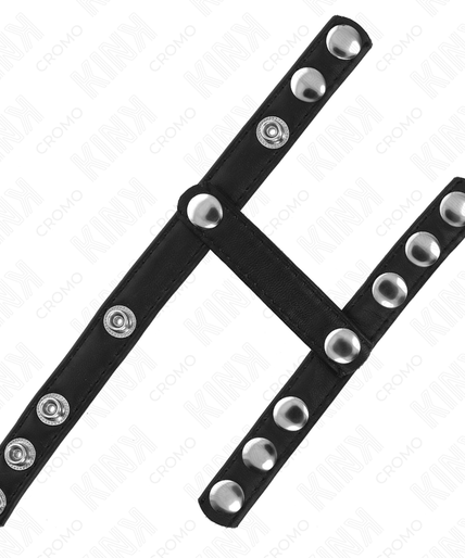 KINK - PENIS RING WITH 3 ADJUSTABLE BALL SPLITTER STRAPS
