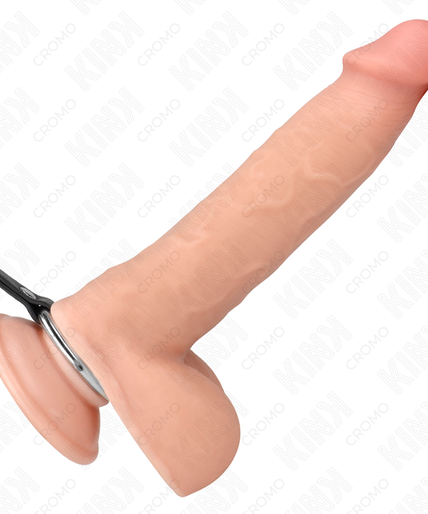 KINK - METAL PENIS RING WITH CHAIN AND ADJUSTABLE NIPPLE CLAMPS