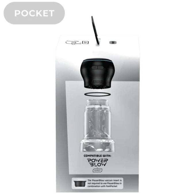 Kiiroo – Feel Pocket Stroker Crystal By Kiiroo Transparent