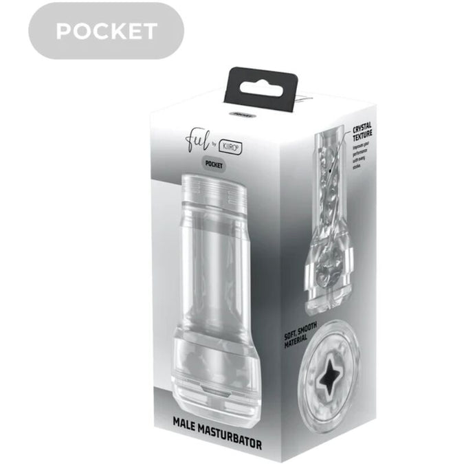 Kiiroo – Feel Pocket Stroker Crystal By Kiiroo Transparent