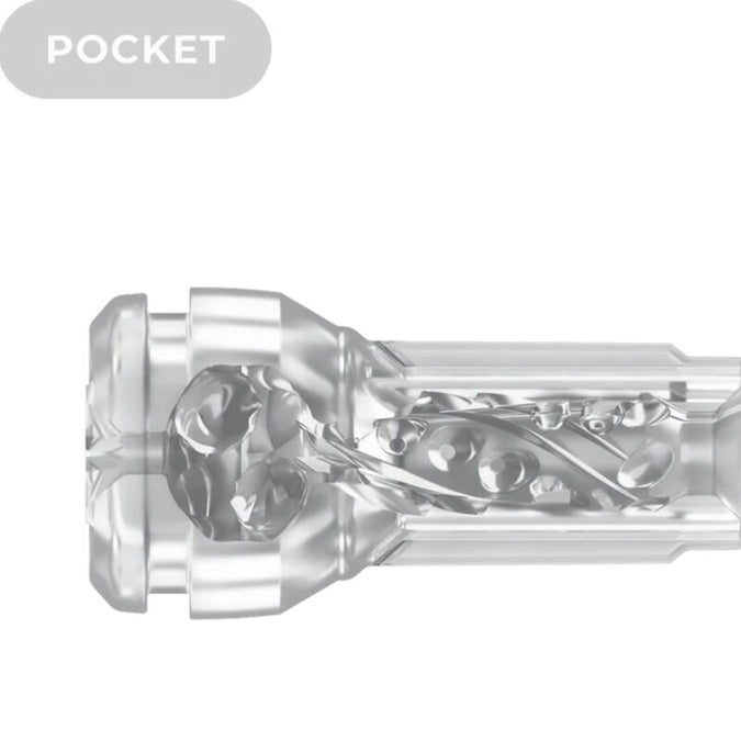 Kiiroo – Feel Pocket Stroker Crystal By Kiiroo Transparent