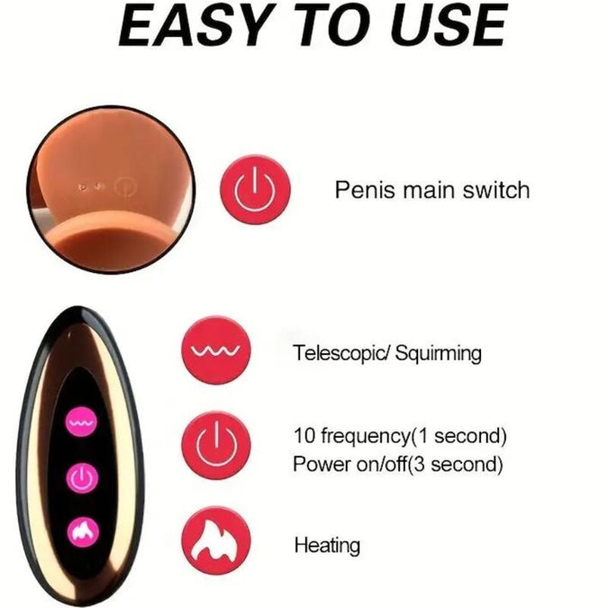 Armony – Wiederaufladbarer realistischer Vibrations-Dildo
