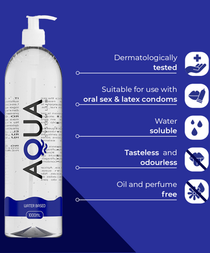 Aqua Quality – Watergebaseerde glijmiddel 1000 ml