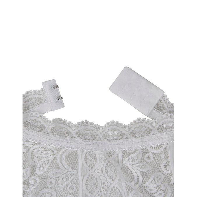 Subblime – 953850 Lace Bodysuit White S/m