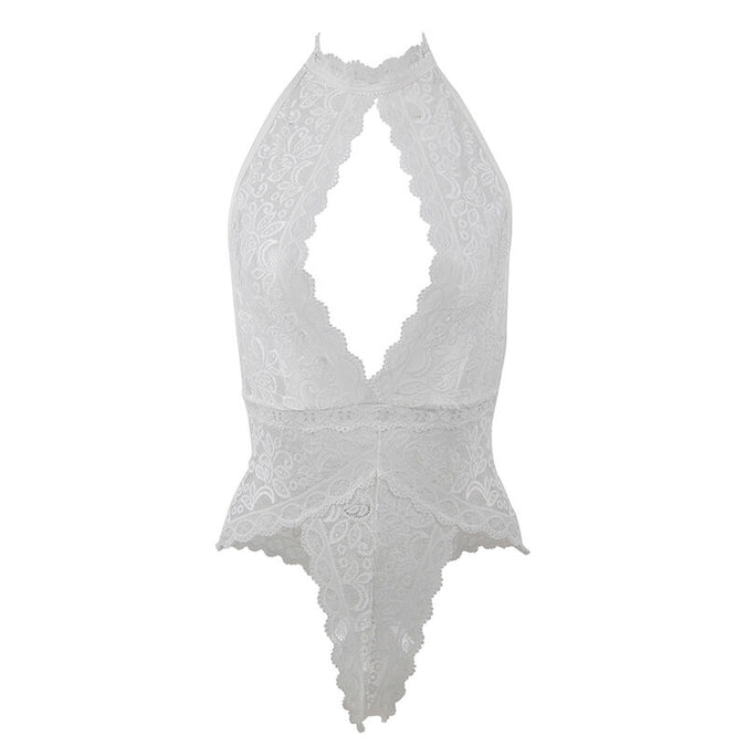 Subblime – 953850 Lace Bodysuit White S/m