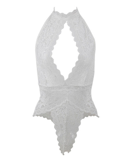 SUBBLIME - 953867 LACE BODYSUIT WHITE L/XL