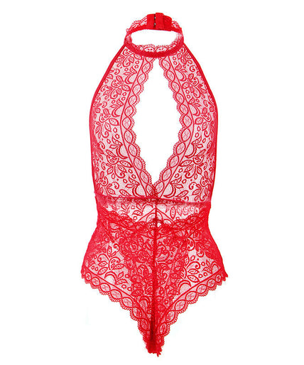 SUBBLIME - 953874 OPEN CUP BODYSUIT RED S/M