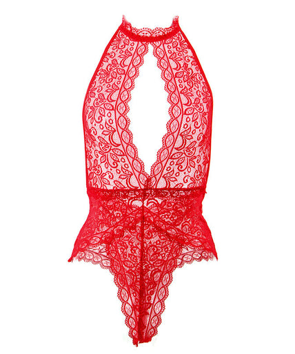 SUBBLIME - 953874 OPEN CUP BODYSUIT RED S/M