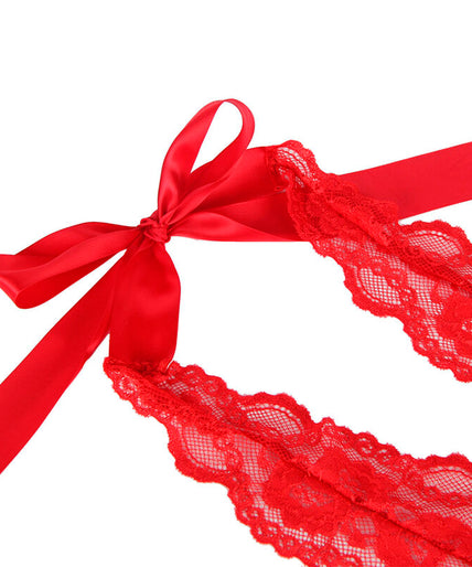 SUBBLIME - 953980 SEXY BODY WITH RUFFLES + BELT RED L/XL